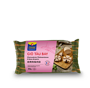 Pâté vietnamien Gio Tau Bay 500g. Vietnamese Salami Gio Tau Bay 500g. Nouvel emballage. New packaging.